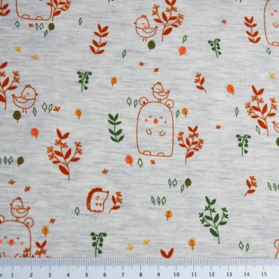 Jersey | Sweet bear | ecru meliert